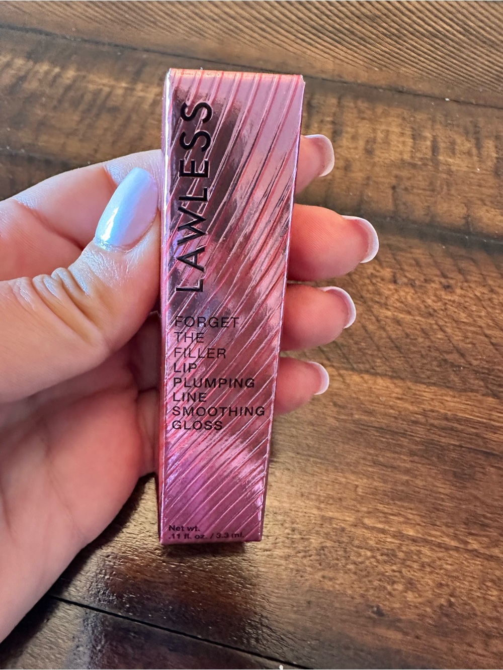 Lawless Forget The Filler Lip-Plumping Line-Smoothing Gloss Violet Bloom 🆕